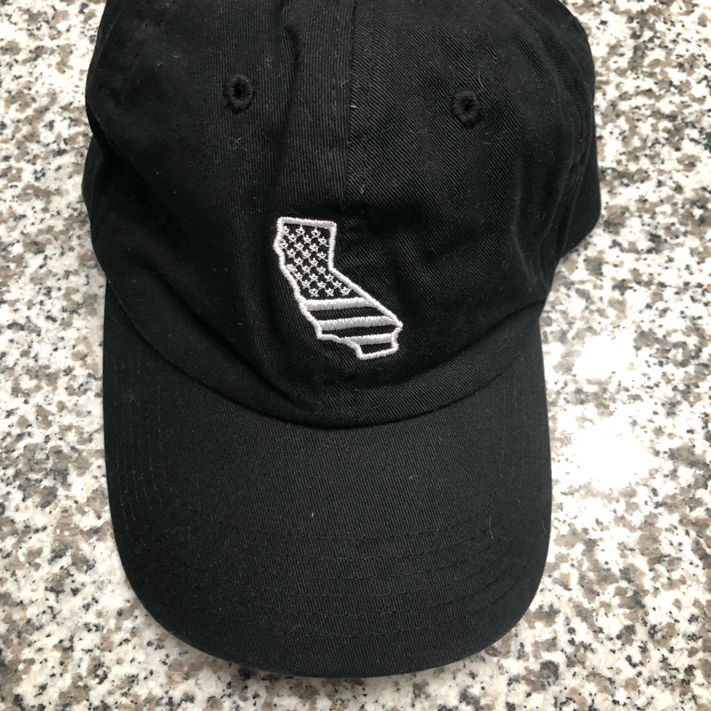 Rare California American Flag Baseball CapDad Hat